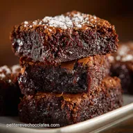 Biscuits Brownie au Chocolat : Fudgy avec l&eacute;caille parfaite