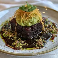 Brownie Pistache Duba&iuml; pour 16 Carr&eacute;s