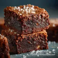 Recette Brownies aux noix et chocolat Le Fudgy Ultime et sa Cro&ucirc;te Craquel&eacute;e