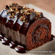 B&ucirc;che au chocolat noir intense le secret de la ganache mont&eacute;e