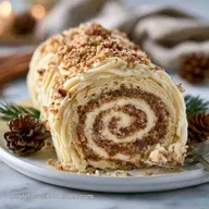 B&ucirc;che de No&euml;l Chocolat Blanc pour 8