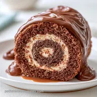 B&ucirc;che Roul&eacute;e Chocolat Ganache A&eacute;rienne