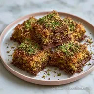 Chocolat Croustillant Pistache au Kada&iuml;f