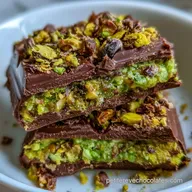 Chocolat Duba&iuml; avec Cr&egrave;me de Pistache