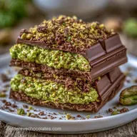 Chocolat Duba&iuml; &agrave; la Cr&egrave;me de Pistache