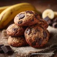 Recette Cookies Banane Chocolat Le Moelleux Sans Beurre Facile
