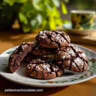 Cookies craquel&eacute;s au chocolat: Crispy Baked