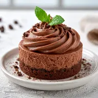 Dark Chocolate Mousse Cake: Velout&eacute;