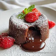 Recette de Fondant au Chocolat C&oelig;ur Coulant