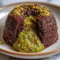 Fondant Chocolat Pistache en 55 Minutes