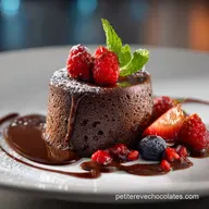 Dessert au chocolat Le meilleur fondant de f&ecirc;te riche et sans farine