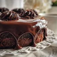 G&acirc;teau Chocolat Croustillant : Texture Craquante