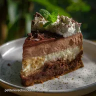 Triple Chocolate Mousse Cake Layered Mousse: Le R&ecirc;ve