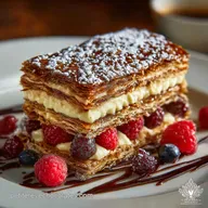 Mille Feuille Classique Recette Maison de la P&acirc;tisserie Fran&ccedil;aise