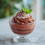Mousse Chocolat Noir pour 6 Personnes