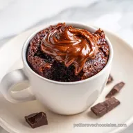 Nutella Chocolate Mug Cake Fondant