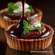 P&acirc;tisserie au chocolat Tartelettes Caramel Sal&eacute; Ganache Intense