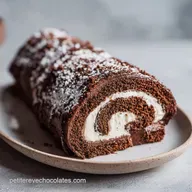 Recette de B&ucirc;che de No&euml;l Facile : Biscuit Souple et Ganache