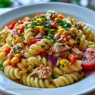 Recette Salade P&acirc;tes Thon au Ma&iuml;s