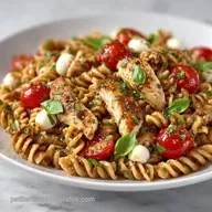 Salade P&acirc;tes Compl&egrave;tes Poulet en 25 Min