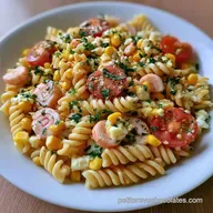 Salade P&acirc;tes Froides Surimi pour 4