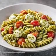 Salade P&acirc;tes Pesto Mozzarella pour 2