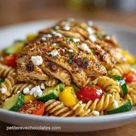 Salade P&acirc;tes Piquenique Facile au Poulet