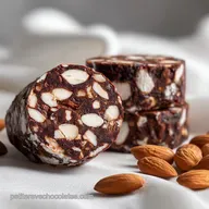Saucisson au chocolat sans oeuf : Recette Italienne Facile