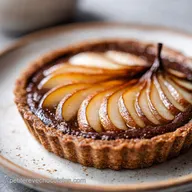 Tarte Poires Chocolat : Fondante et Croustillante