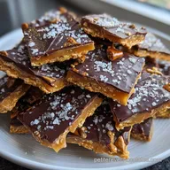 Toffee aux crackers sal&eacute;s : No&euml;l gourmand