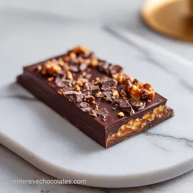 Barre de Chocolat Maison : Recette de 2 Portions &agrave; 70% de Cacao