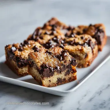 Barres aux P&eacute;pites de Chocolat Fondantes pour 24 Personnes Fiche recette