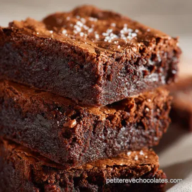 Biscuits Brownie au Chocolat : Fudgy avec l&eacute;caille parfaite Fiche recette