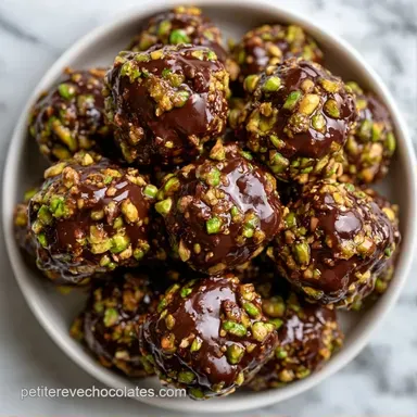 Bouch&eacute;es Chocolat Pistaches en 2h 30 Fiche recette