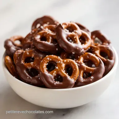 Bretzels Enrob&eacute;s de Chocolat en 45 Minutes