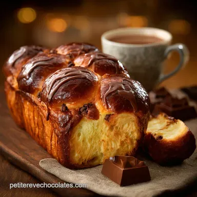 Brioche aux Pépites de Chocolat UltraMoelleuse et Filante Fiche recette