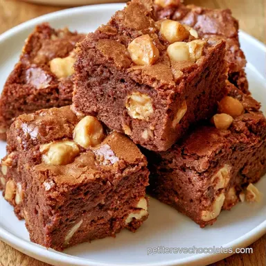 Brownie Fondant Chocolat Blanc Macadamia Fiche recette
