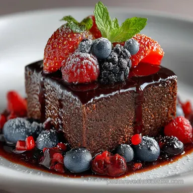 Brownie Sans Beurre Recette Ultra Fondant à la Compote Fiche recette