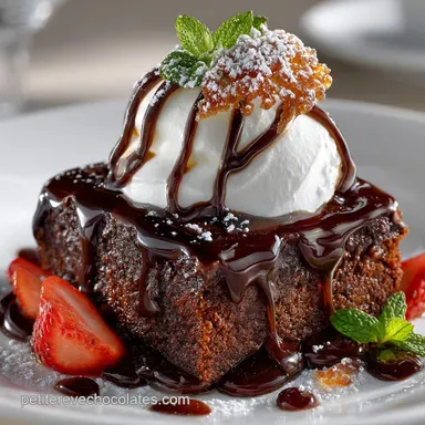 Brownie au Chocolat Signature Moelleux Fudgy et Croûte Craquelée Fiche recette