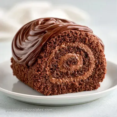 B&ucirc;che Roul&eacute;e Chocolat Ganache A&eacute;rienne Fiche recette