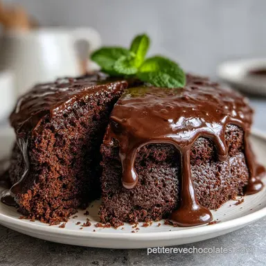 Le Cake au Chocolat Absolument Parfait pour 10 Portions Fiche recette