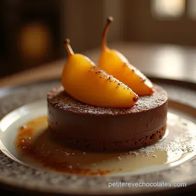 Charlotte Poire Chocolat Maison Mousse Intense Poires Pochées Fiche recette