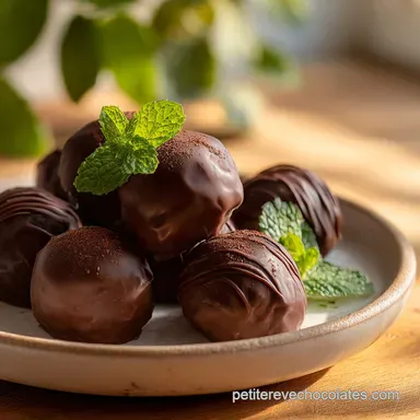 Chocolat &agrave; la Menthe: Cr&egrave;me Velout&eacute;e en 25 min