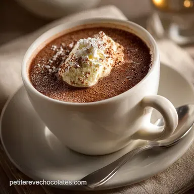 Chocolat Chaud Blanc Vanill&eacute; Recette Cr&eacute;meuse et Velout&eacute;e Facile Fiche recette