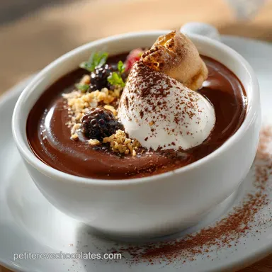 Chocolat chaud &agrave; lancienne : la recette velout&eacute;e des grands caf&eacute;s Fiche recette