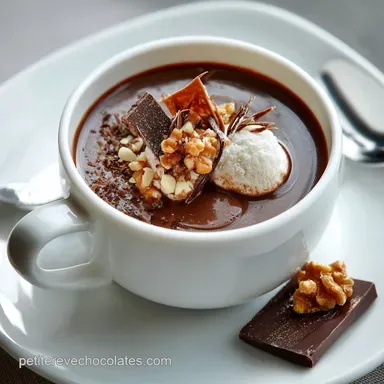 Chocolat Chaud Maison : Recette Velout&eacute;e et Onctueuse Style Parisien Fiche recette