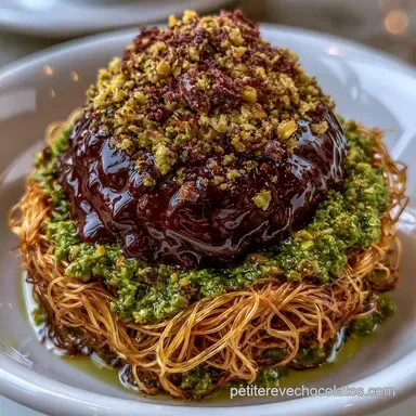 Chocolat Cheveux d'Ange &agrave; la Pistache