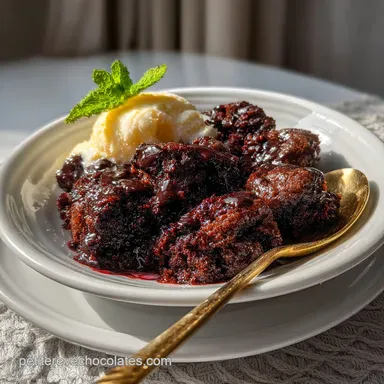 Chocolate Cobbler in the CrockPot : Le Dessert Fondant Fiche recette
