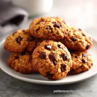 Cookies Flocons dAvoine et Chocolat en 27 Min