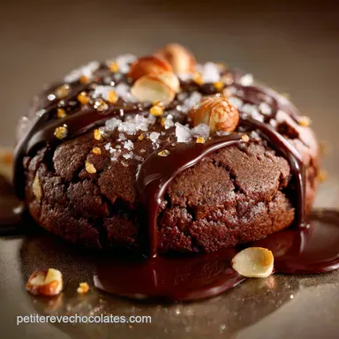 Cookies Ultra Fondants Chocolat Et Fleur De Sel : Le C&oelig;ur Coulant Fiche recette